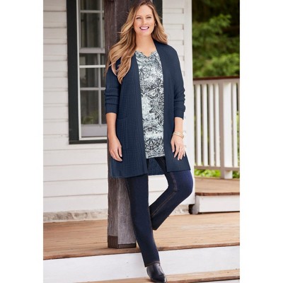 Catherines Daydream Waffle Knit Sweater