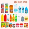 SYNCFUN 135Pcs Kids Play Food Set, Pretend Food Toys for Play Kitchen with Fruit, Vegetable, Food Can, Dessert, for Toddler Boys Girls 2 3 4 5 6 Years - 2 of 4