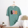 Simply Sage Market Women's Boo Coloful Stars Short Sleeve Garment Dyed Tee - 3 of 4