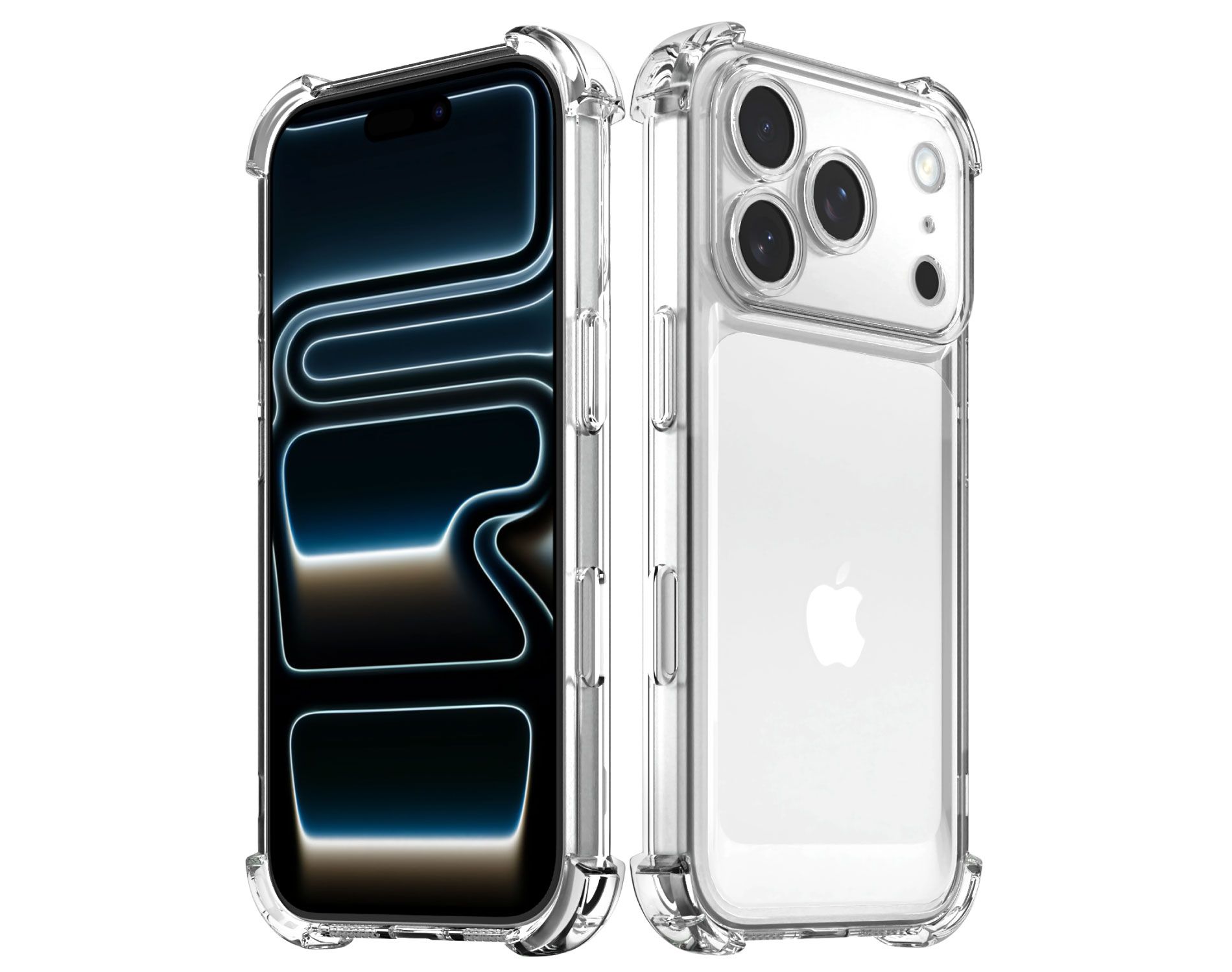 Vena For Apple iPhone 17 Pro Case Clear, Bump Resistant Crystal Clear Cover, Drop Protection Back Slim Protective Phone Case