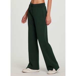 RBX Active Women's All Season Elevated Athleisure Fashion Wide Leg Lounge Pant with Pockets - 1 of 4