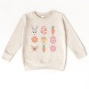 The Juniper Shop Easter Favorites Chart Toddler Sweatshirt - 2 of 4