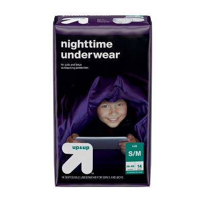 Ninjamas Nighttime Bedwetting Underwear Boy Size S/M 14 Count