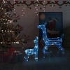 vidaXL Reindeer Family Acrylic - Blue - 2 of 4