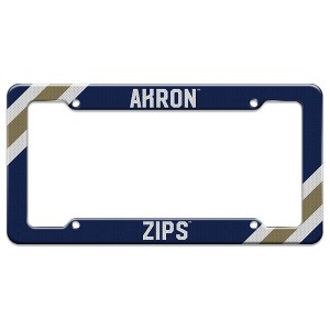 Akron Zips Corner Stripes License Plate Tag Frame - 1 of 4