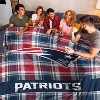 NFL New England Patriots Plaid Oversized Ultra Cozy Throw Blanket - 3 of 3