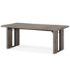 Lirago, Gray Rectangular Dining Table for 6 People-Farmhouse Style, Dining & Multi-Purpose Use - 3 of 4