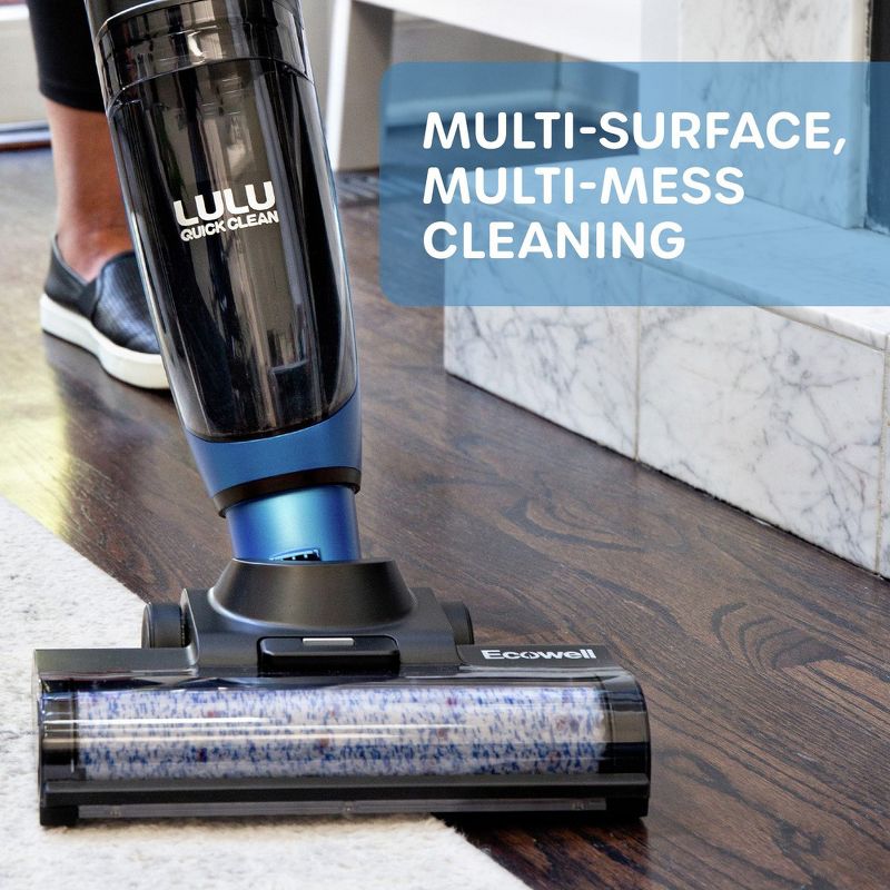 Ecowell P04 110V-240V LULU Quick Clean 4-in-1 Multi-Surface Self-Cleaning HEPA Filter Wet/Dry Cordless Vacuum Cleaner, 4 of 8