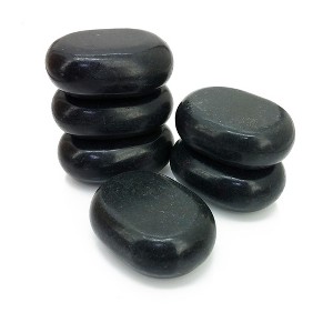 Royal Massage 8pc Large Basalt Hot Stone Set B - 1 of 3
