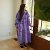 Women's Fleece Blanket Hoodied Oversized Sweatshirt, Warm Cozy Fuzzy Wearable Flannel Blanket Women, One Size Fits All - Catalonia - 2 of 4