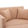 NicBex Modern Convertible Accent Chair with Side Pocket, Foldable Wood Sofa Bed with 3 Pillows for Living Room, Bedroom - 3 of 4