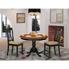 Round Kitchen Dinette Set - 42 Inch Table & 4 Chairs - Modern Dining Room Furniture - 2 of 4