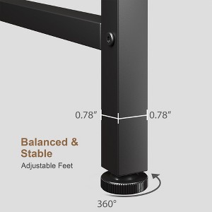 5.9" Slim Sofa Table, 2 Tier Narrow Console Table with Adjustable Shelf, Space-Saving Behind Couch Table for Living Room - 1 of 4