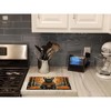 NEW Black French Bulldog Fall Glass Cutting Board Decorative Tempered Glass Kitchen Cutting and Serving Board Large Size Chopping Board - 2 of 4