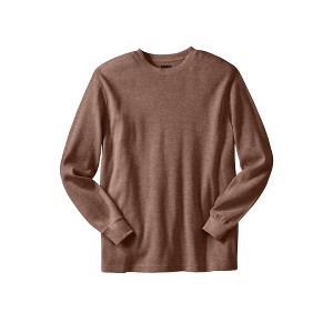 KingSize Men's Big & Tall Tall Waffle-Knit Thermal Crewneck Tee Tall - 1 of 4