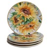 16pc Earthenware Sunflower Fields Dinnerware Set - Certified International - 3 of 4