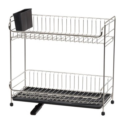 Multifunctional Stainless Steel 2 Tier Dish Rack YITAHOME