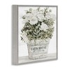 Stupell Industries Farmhouse Planter White Rose Blossoms, 12" x 12" - 3 of 4