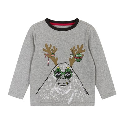 Andy & Evan  Kids Holiday Yeti Long Sleeve Tee