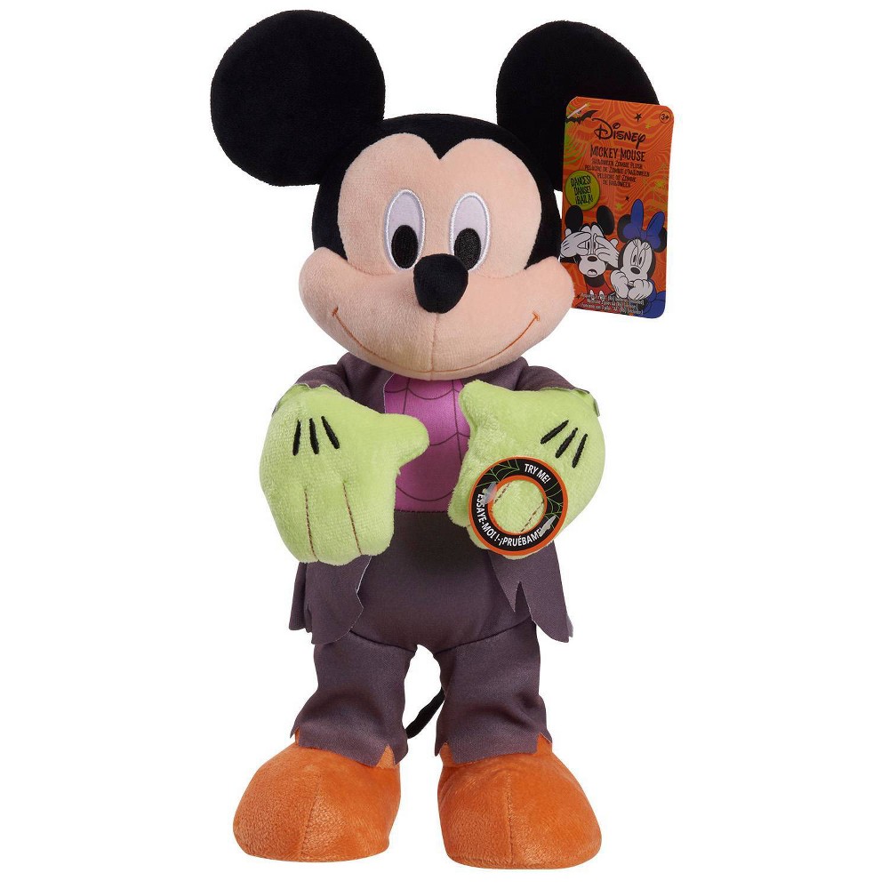 Photos - Soft Toy Disney Zombie Mickey Mouse Halloween Plush 