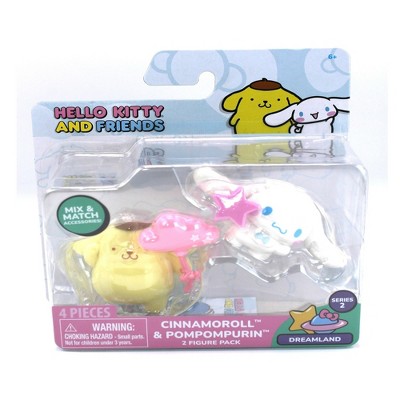 Hello Kitty and Friends Series 2 Dreamland 2 Inch Figures - Cinnamoroll And Pompompurin