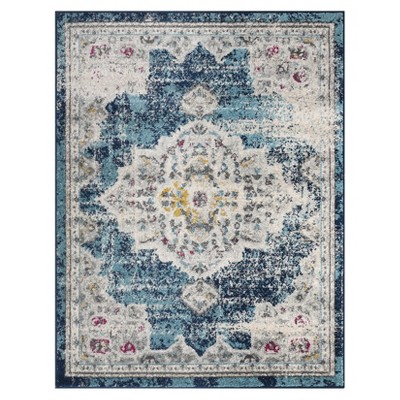 Indoor Wilton Floral Living Room Rugs, Stain Resistant Non Shedding Throw Carpet for Dining Room Bedroom