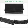 Unique Bargains Polyester Boho Durable Multipurpose Tassel Fringe Trim 27 Yards 1 Inch 1 Pc - 2 of 4