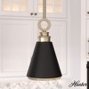 Klein 6" Mini Pendant Art-Deco Ceiling Light Alturas Gold Finish - 4 of 4
