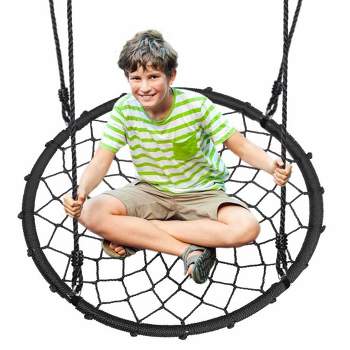 SereneLife Net Swing for Kids Outdoor - Black