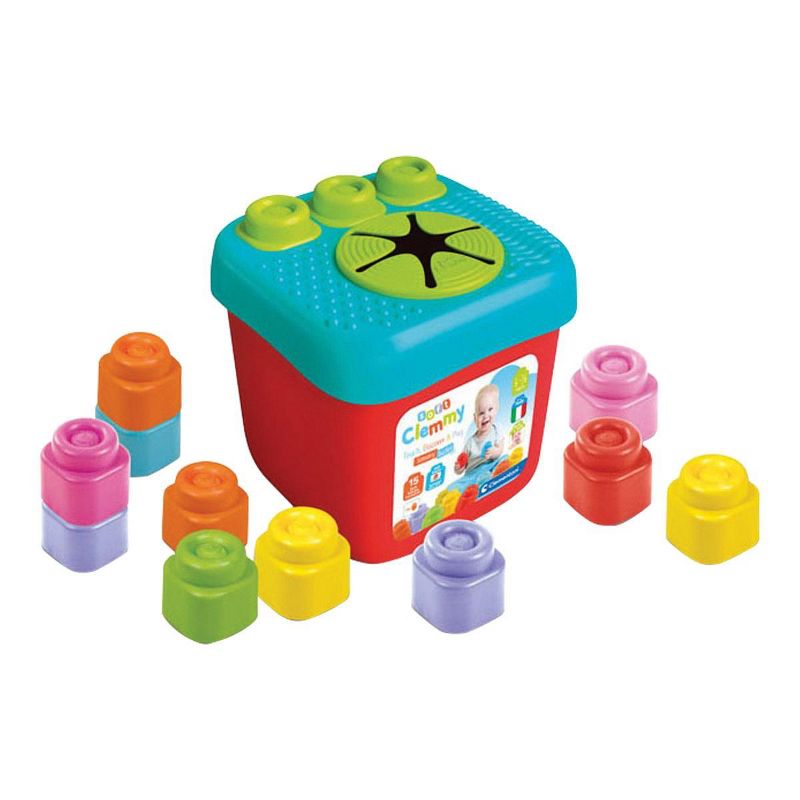 Creative Toy Company Baby Soft Clemmy Sensory Bucket - 15 Blocks, 1 of 4
