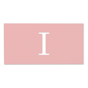 Personalization Mall Simple Initial Personalized Beach Towel, Blush - 1 of 2