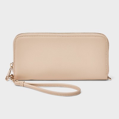 Large Around Zip Wallet - A New Day™ Tan