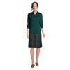 Lands' End School Uniform Women's Long Sleeve Interlock Polo Shirt - 4 of 4