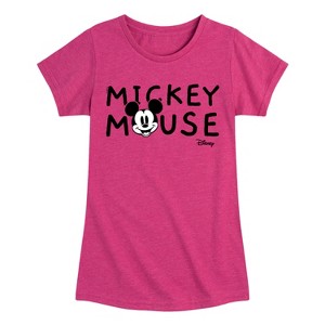Girls' - Disney - Mickey & Friends Fitted Short Sleeve Graphic T-Shirt - 1 of 4