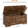 Multi - Functional Rattan Chest Stool, Large Capacity, Strong Load - Bearing, Pinch - Proof, Suitable for Multiple Scenarios - 2 of 4