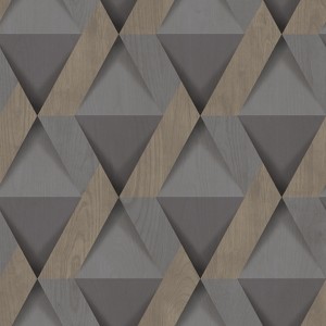 Veer Decor Modern Losange Wood Wallpaper - 1 of 1