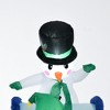 YOOCOZZ  Playful Outdoor/Indoor Christmas Decoration- 8.5FT Long Christmas Inflatable Snowman Elf and Gingerbread Man with Built-in white LED lights - 3 of 4