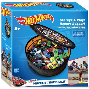ZipBin Hot Wheels: Wheelie Track Pack Storage Case & Racetrack Mat - 1 of 4