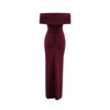 Clotth Women's Off-Shoulder Maxi Dress - Off The Shoulder Ruched Neckline, Backless Cutout, Bodycon Maxi Dress - 4 of 4