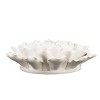 GlasFlength Wall Art Flowers Decorations 3D Flowers Wall Decoration Handmade Rustic Wall Art Simple for Living Room, White, 9.3"*3"*9.3" - 3 of 4