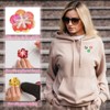 Unique Bargains Iron On Durable DIY Clothing Sequin Bead Flowers Patches 50 Pcs - 3 of 4
