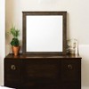 FONTOI Mirror Furniture Rectangular Wall Mirror Sleek White Frame Design Brightens and Elevates Bedroom Living Room or Entryway Décor, Oak, 1"*41"*40" - 3 of 4