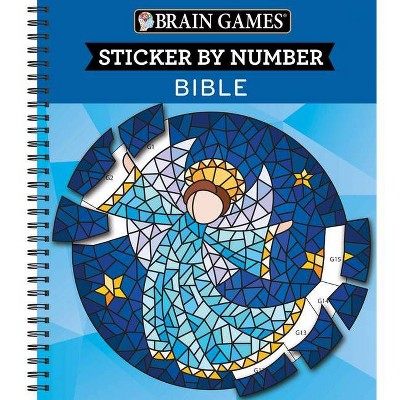 Brain Games - Sticker by Number: Animals (28 Images to Sticker) [Book]