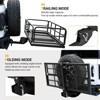 750 LBS Heavy Duty Folding Hitch Cargo Carrier, 2" Hitch Receiver Rear Luggage Rack Basket with Handle for SUV, Pickup Truck, Camping,60"x24"x13.8" - 3 of 4