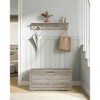 VASAGLE Storage Chest, Storage Trunk with 2 Safety Hinges, Storage Bench, Shoe Bench, Farmhouse Style, 15.7 x 39.4 x 18.1 Inches, Heather Greige - 2 of 4