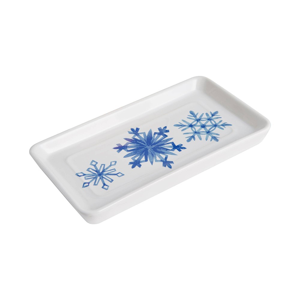 Photos - Other interior and decor Snowflakes Bathroom Tray - Allure Home Creations