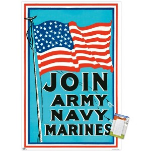 Trends International Join Army Navy Marines Unframed Wall Poster Prints - 1 of 4