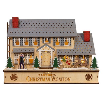 Kurt Adler 9-Inch National Lampoon's Christmas Vacation Battery Operated Lighted House