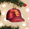 Old World Christmas Blown Glass Ornament for Christmas Tree, USC Baseball Cap - 2 of 3
