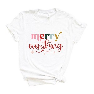 Simply Sage Market Women's Merry Everything Colorful Short Sleeve Graphic Tee - 1 of 3
